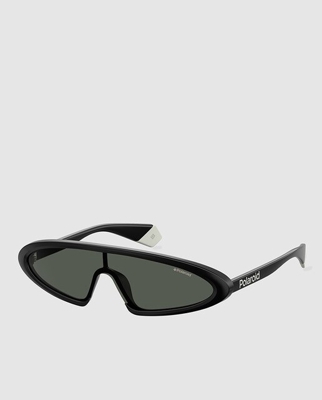 Polaroid - Gafas De Sol De Mujer De Lente única Gris Con Montura En Negro