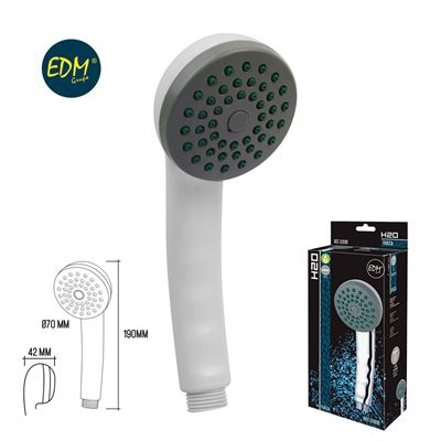 Mango ducha EDM modelo ''''jucar'''' blanco EDM