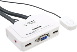 InLine 2-port KVM Switch VGA USB (60613I) precio