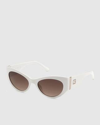 Guess - Gafas De Sol De Mujer Cat Eye En Color Blanco