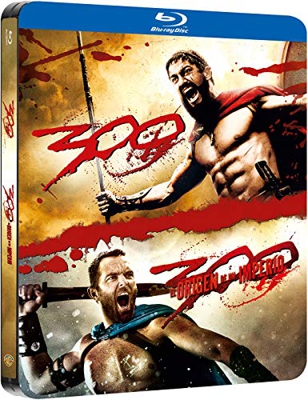 300 + 300 EL ORIGEN DE UN IMPERIO BLU RAY STEELBOOK PACK 2 NUEVO ( SIN ABRIR )