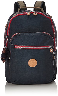 Kipling - Mochila Unisex Con Cremallera En Azul Marino