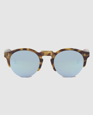Mr. Boho - Gafas De Sol Unisex Born De Poliamida En Color Havana Con Lentes A Contraste