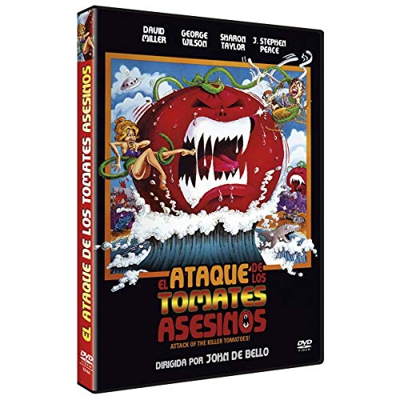 DVD "EL ATAQUE DE LOS TOMATES ASESINOS" PRECINTADA SEALED JOHN DE BELLO DAVID MI