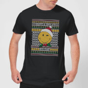 Smiley World Have A Smiley Holiday Men's Christmas T-Shirt - Black - M - Negro precio