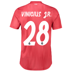 Camiseta Authentic de la 3ª equipación del Real Madrid 2018-19 dorsal Vinicius JR. 28 precio