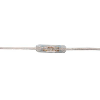 Interruptor pasante con cable 2 m. 2A/250V COLOR  Transparente Electro DH 11.576/T 8430552137404