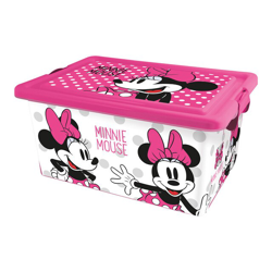 DISNEY - Caja Infantil Minnie Glam Dots Rosa Mediano características