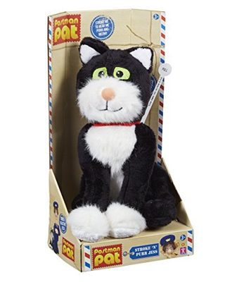 Postman Pat Toy Stroke n Purr Jess Interactive Soft Toy Cat BRAND NEW