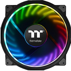 Thermaltake Riing Plus 20 RGB TT Premium Edition - Ventilador de Caja RGB de Alto Rendimiento con Software, Color Negro en oferta