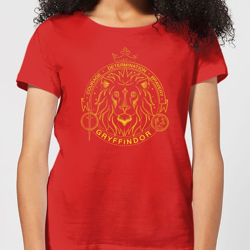 Harry Potter Gryffindor Lion Badge Women's T-Shirt - Red - XS - Rojo características