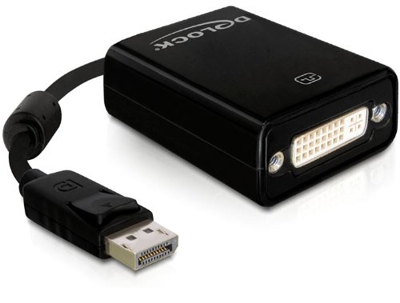 Delock 61847 Adapter Displayport male> DVI 24 - Adapter - Digital/Display/Video