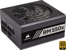 Corsair RM550x - Fuente de alimentación (Totalmente Modular, 80 Plus Gold, 550 W, EU) Negro en oferta