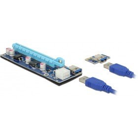 DeLOCK 41426 Interno PCI, PCIe, USB 3.0 Tarjeta y Adaptador de Interfaz - Accesorio (PCI, PCI, PCIe, USB 3.0, 0,8 Gbit/s, China, 43,5 mm, 128,2 mm)