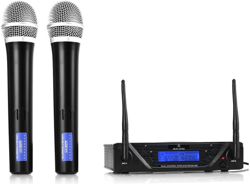 Malone UHF 450 Duo1 - Set de micrófonos inalámbricos UHF de 2 canales en oferta