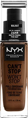 NYX Make-up Can't Stop Won't Stop 24-Hour Foundation 22.3 - Walnut (30ml)