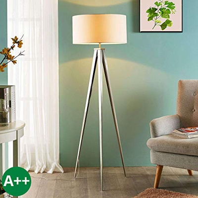 Lámpara de pie tipo trípode Benik