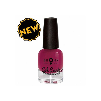 Gel Look Naillacquer Bronx Purple Red #B03555