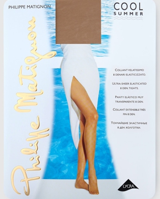 Philippe Matignon - Panty De Verano De Mujer Súper Transparente Mate De 8 Deniers