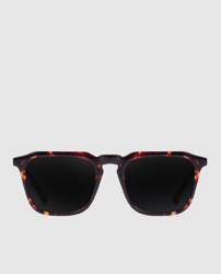 Hawkers - Gafas De Sol Unisex Cuadradas De Acetato En Havana Y Lentes En Negro en oferta