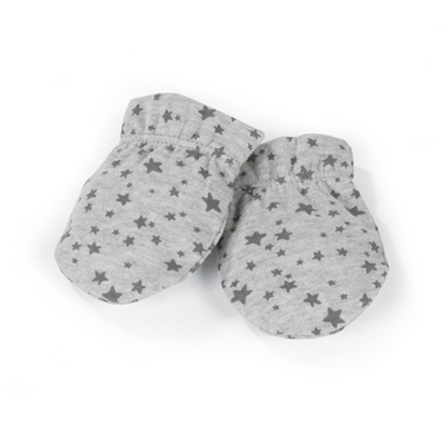 Walking Mum - Manoplas Stars Be Para Recién Nacido Gris