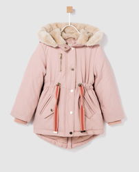 Bass 10 - Parka De Niña Rosa Forrada en oferta