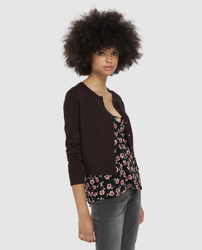 Fórmula Joven - Chaqueta De Punto De Mujer Corta Chocolate, precio y  características - Shoptize