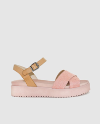 Porronet - Sandalias Planas De Mujer De Piel En Color Rosa a un precio más  barato - Shoptize