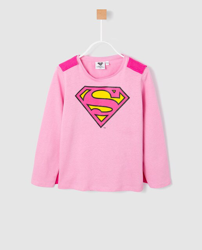 Personajes - Camiseta De Niña Supergirl Rosa características