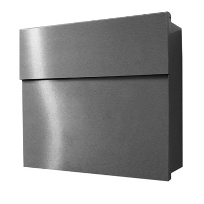 Buzón de diseño Letterman IV, acero inox.