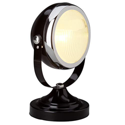 Lámpara de mesa RIDER llamativa, negra características