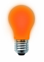 Bombilla LED E27 2W naranja aten. características