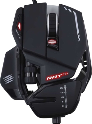R.A.T. 6+ ratón USB Óptico 12000 DPI mano derecha