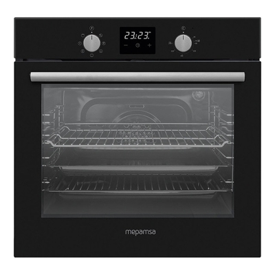 Mepamsa - Horno Multifunción Cubik 686 Negro Con Limpieza Hidrolítica Negro
