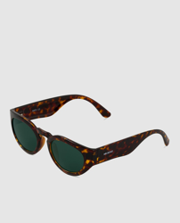 Mr. Boho - Gafas De Sol Unisex Mr.Boho Cat Eye En Havana Con Lente Verde en oferta
