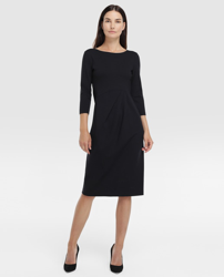 Emporio Armani - Vestido De Punto Milano Con Manga Francesa precio