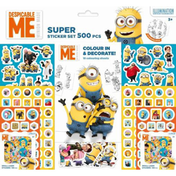 Minions super stickers set 500 pegatinas precio
