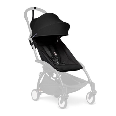 Silla de Paseo Yoyo + de Babyzen Chasis Negro Tapizado Negro