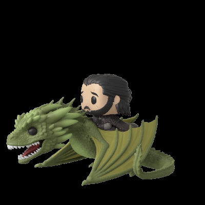 Figura Funko Pop! Ride - Jon Nieve y Rhaegal - Juego de Tronos
