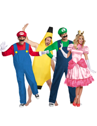 Disfraz de grupo Mario™ y sus amigos adulto características