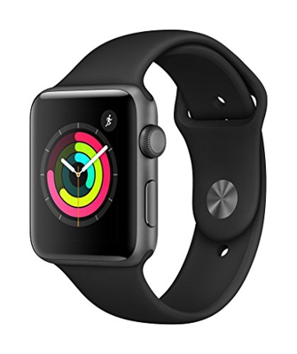 Reloj Apple Watch S3 GPS 42MM Gris Espacial Negro 8GB, Relojes y Pulseras Deport