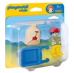 Playmobil Obrero con carretilla (6961) características