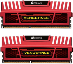 Corsair Vengeance Red 8GB Kit DDR3 PC3-12800 CL9 (CMZ8GX3M2A1600C9R) precio