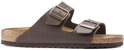 Birkenstock Arizona Birko-Flor dark brown (narrow) en oferta