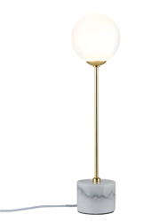 Moa lámpara de mesa purista con base de mármol precio