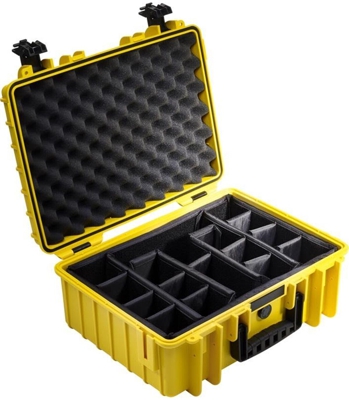 B&W Int. 5000/Y/RPD B&W Type 5000 Hard case Yellow Outdoor Case with Padded