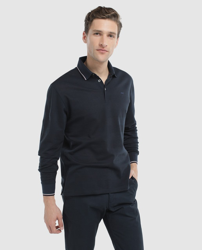 PANTHER - Polo De Hombre Classic Azul De Manga Larga precio