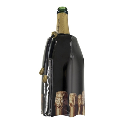 Vacu Vin - Enfriador De Botellas De Cava Negro
