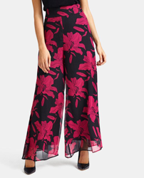 Pantalon Shay Side Slit Palazzo Negro Guess - Compra Ahora | Dafiti Chile