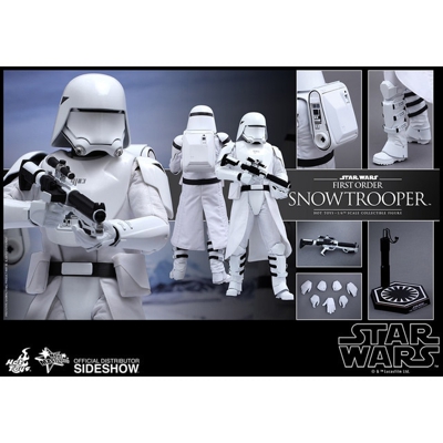 Hot Toys - Figura Disney Star Wars First Order Snowtrooper Episodio VII Escala 1/6